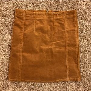 Brandy Melville Suede Skirt